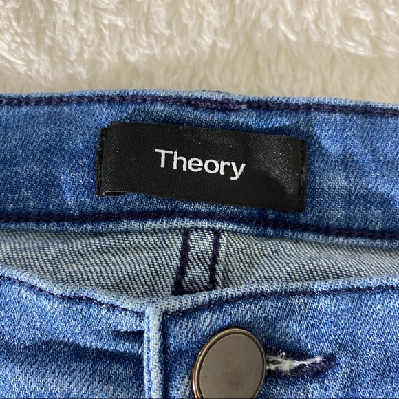THEORY Dracie Smyth Denim Jeans - Picture 4 of 7
